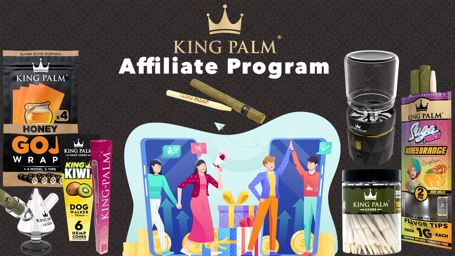 Cannabis Smoking Accessories Affiliate | Earn with King Palm Cannabis Smoking Accessories Affiliate | Earn with King Palm