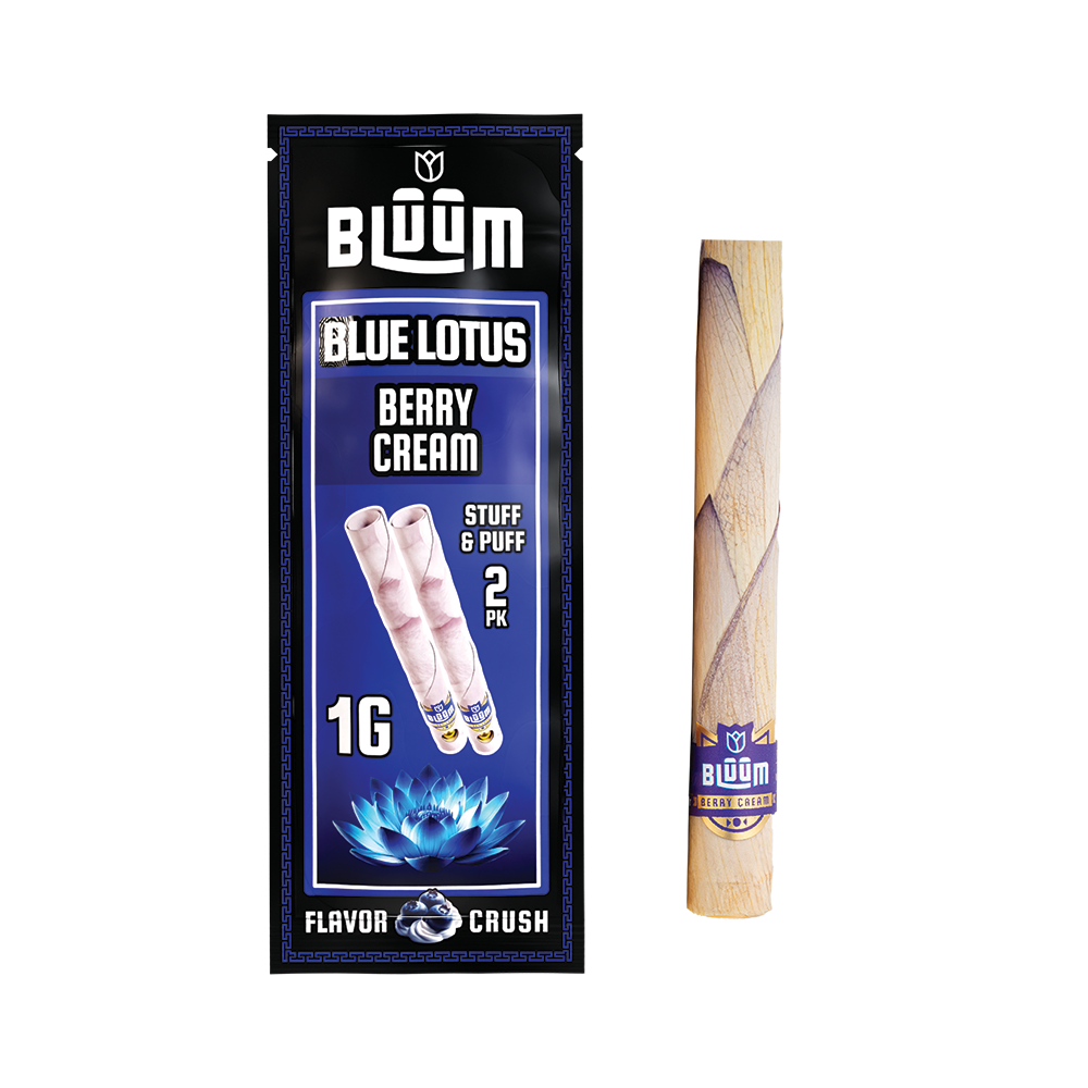 Blue Lotus - Berry Cream King Palm Blue Lotus - Berry Cream King Palm