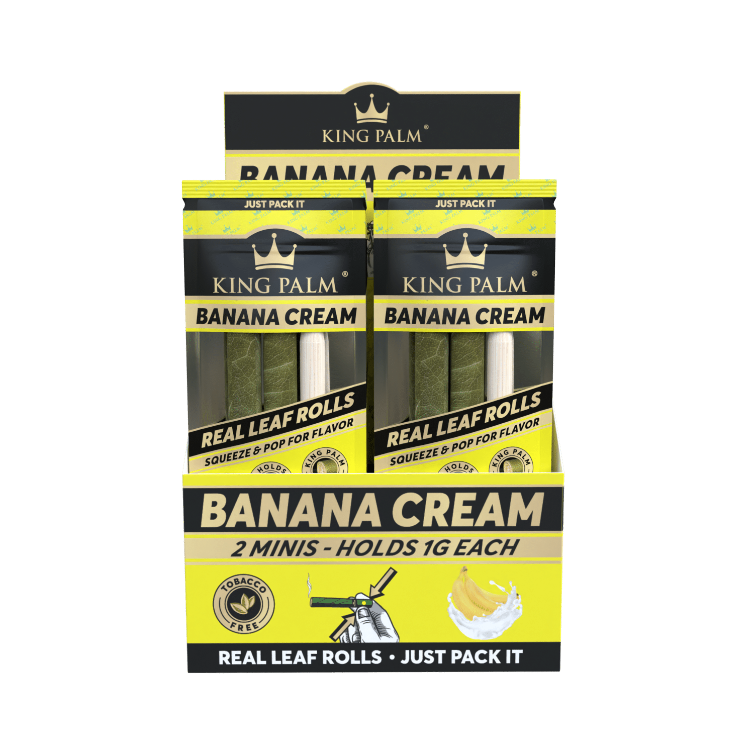 banana cream display_front view