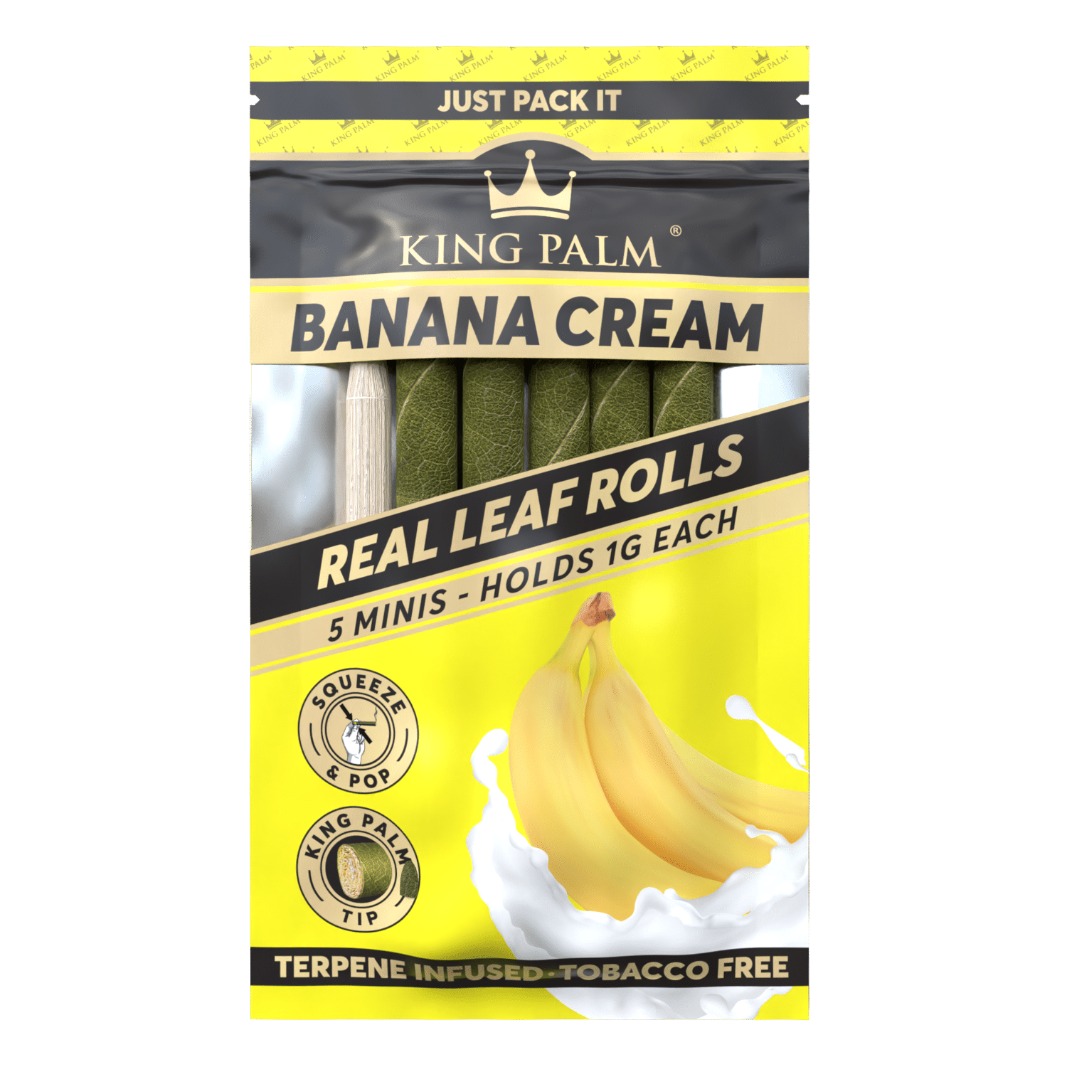 banana cream front pouch