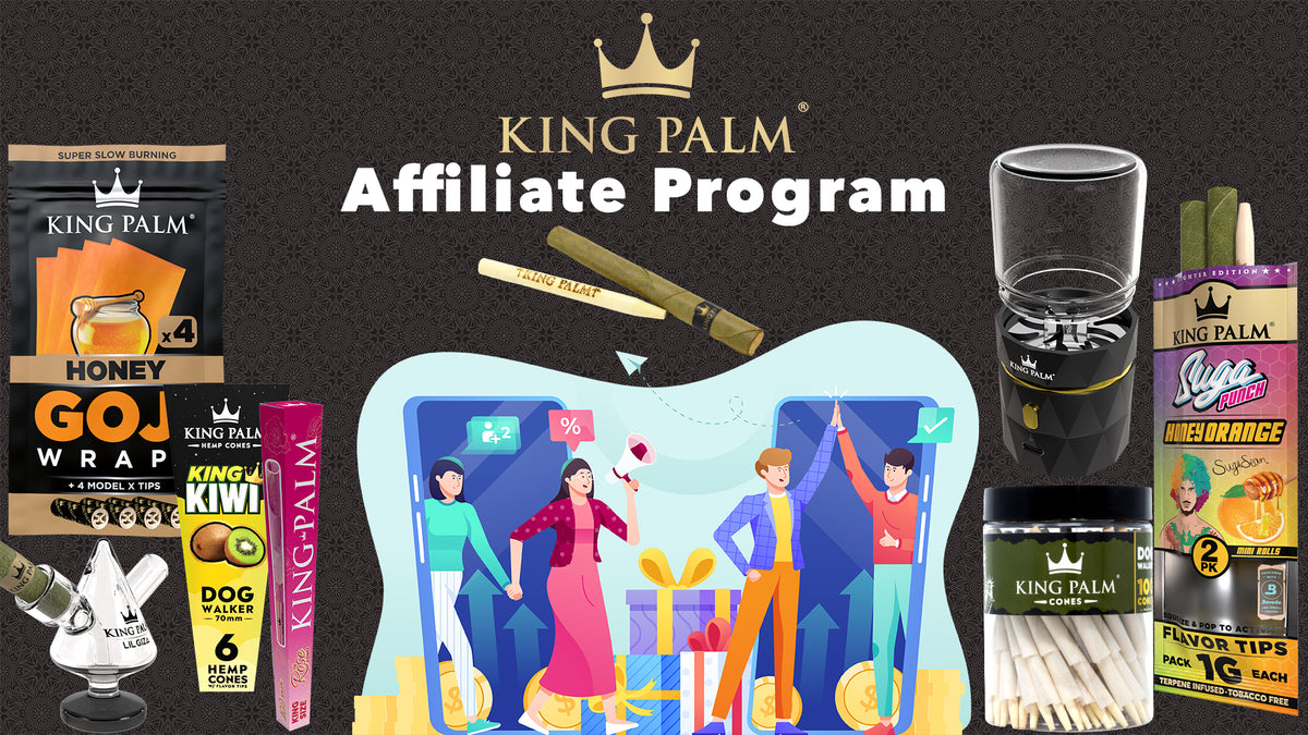 Cannabis Smoking Accessories Affiliate | Earn with King Palm Cannabis Smoking Accessories Affiliate | Earn with King Palm
