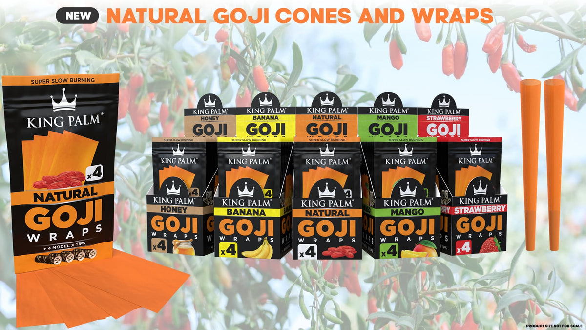 New Goji Cones And Wraps Made From Goji Berries – King Palm