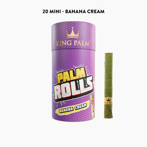20 Mini Rolls - Banana Cream