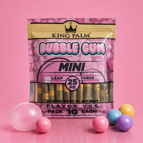 25 Mini Rolls - Bubble Gum