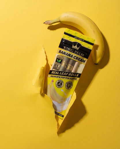 2 Mini Rolls - Banana Cream