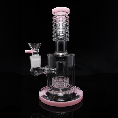 Breaker Water Glass Bong – Soft Pink