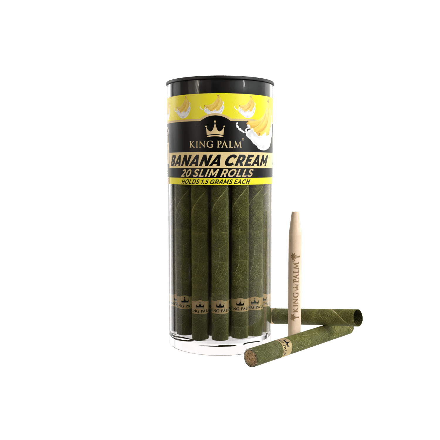 Banana cream- 20 slim rolls_front stack