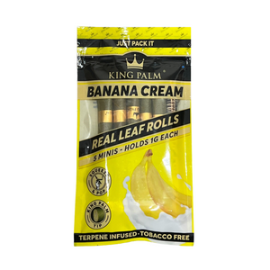 5 Mini Rolls - Banana Cream