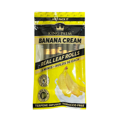 5 Mini Rolls - Banana Cream