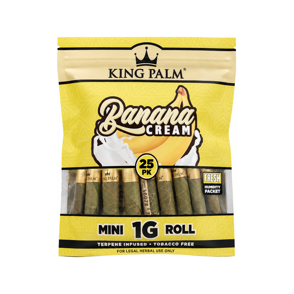 25 Mini Rolls - Banana Cream