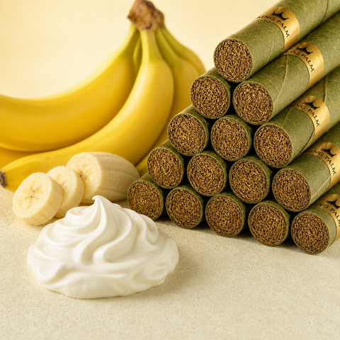 100 Mini Rolls - Banana Cream