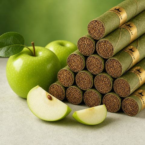 100 Mini Rolls - Green Apple