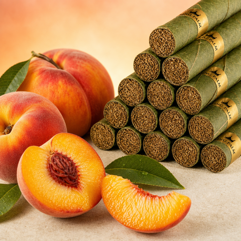 100 Mini Rolls - Peach Tree