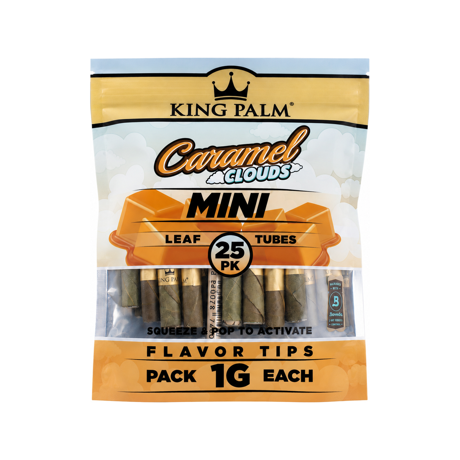 25 Mini Rolls - Caramel Clouds