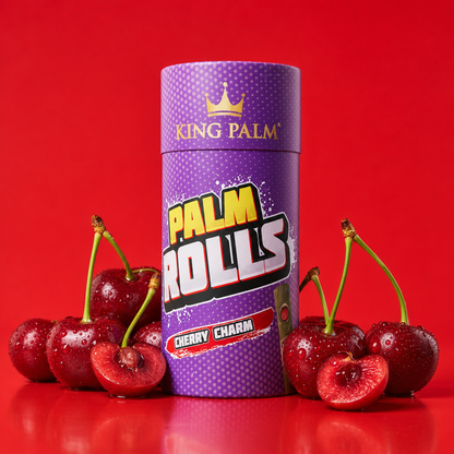 Cherry Charm Palm Rolls paper tube packaging