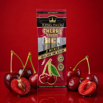 Cherry Charm 2 Mini Rolls pouch