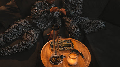 Crowned Palm Jumpsuit Set
