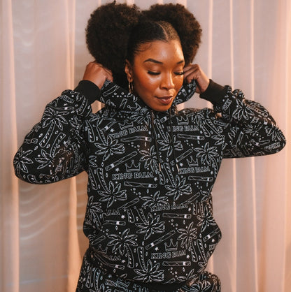 Crowned Palm Jumpsuit Hoodie