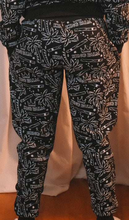 Crowned Palm Jumpsuit Pants