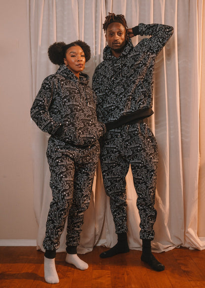 Crowned Palm Jumpsuit Set