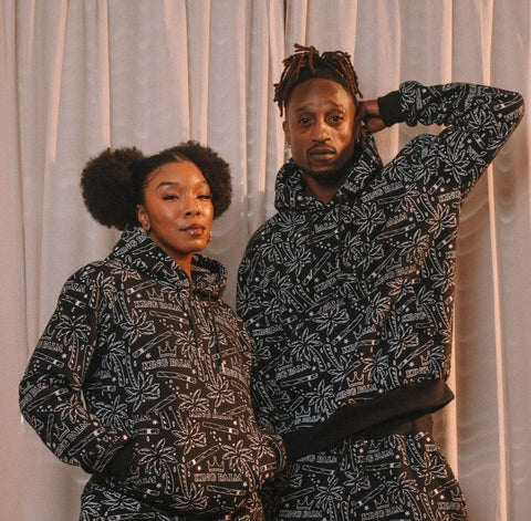 Crowned Palm Jumpsuit Hoodie