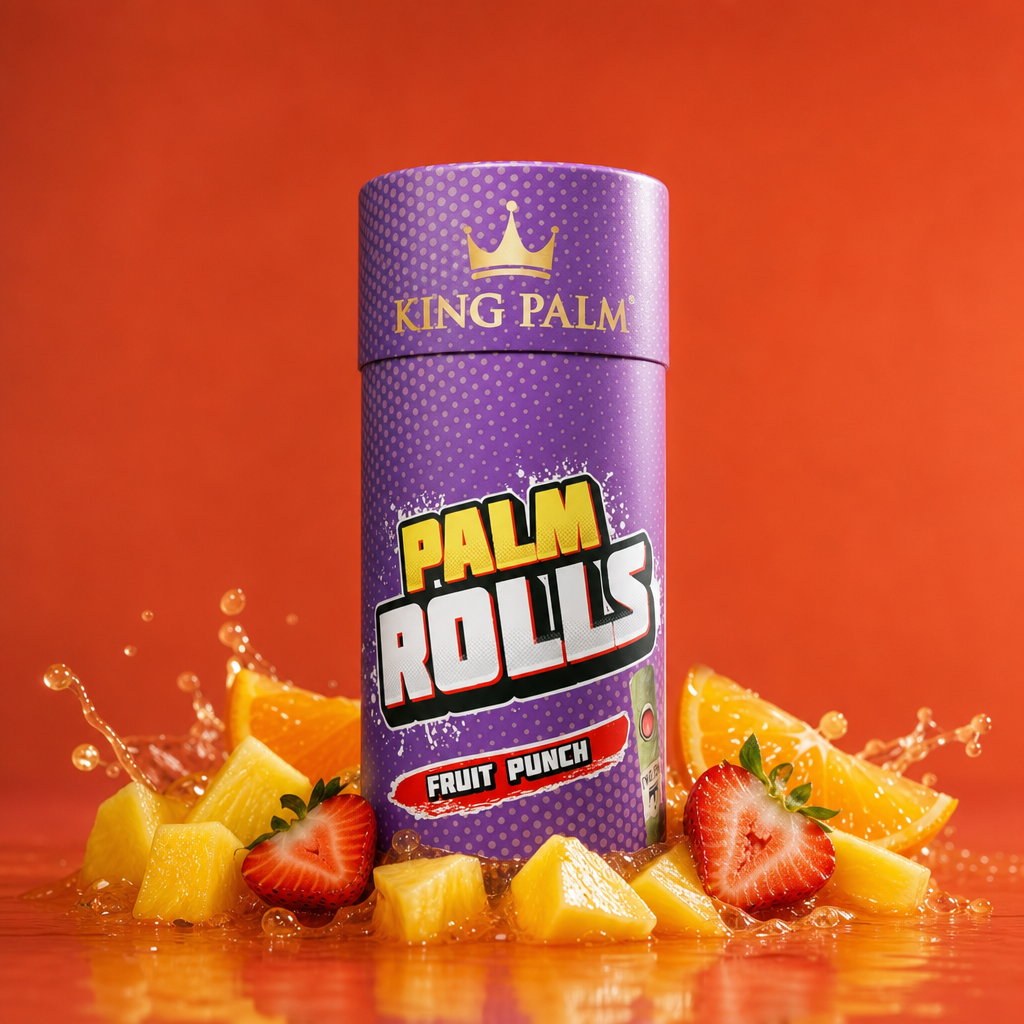 Fruit Punch Palm Rolls paper tube packaging