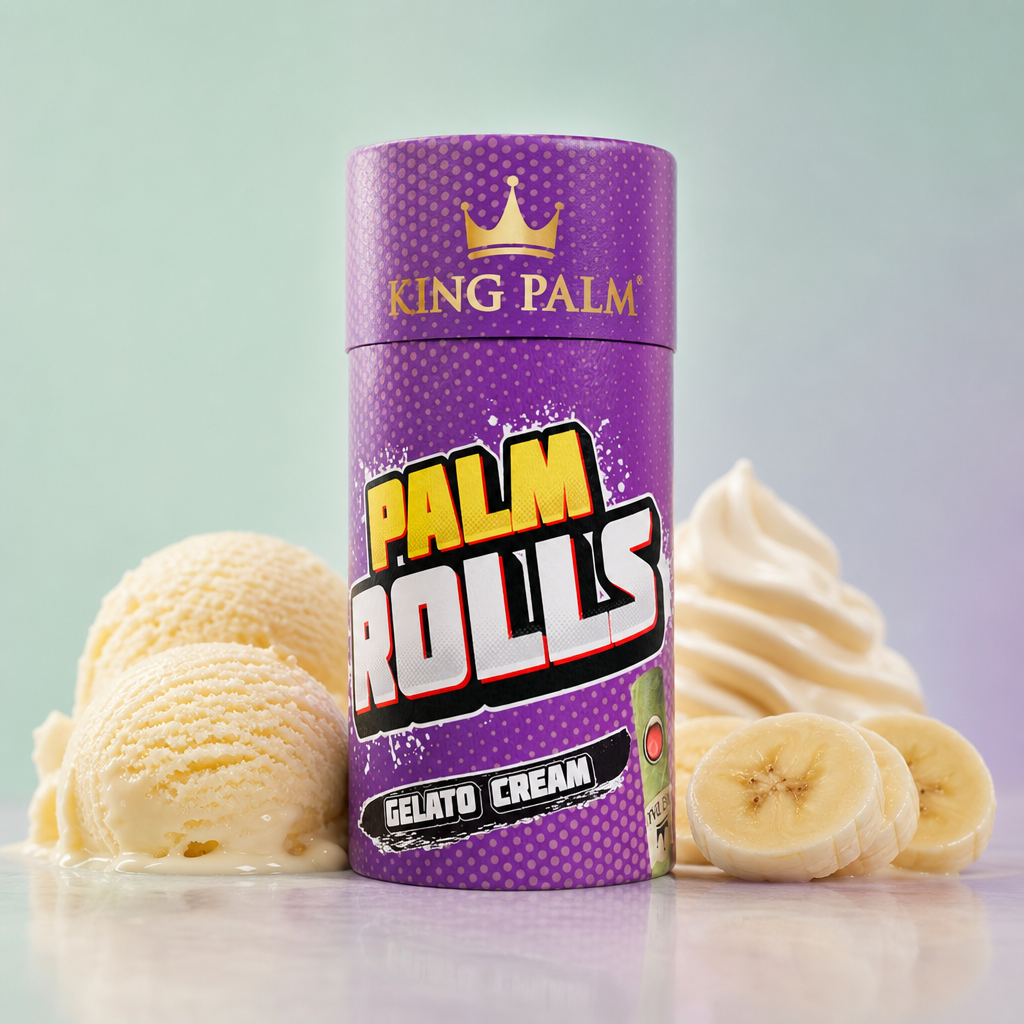 Gelato Cream Palm Rolls paper tube packaging