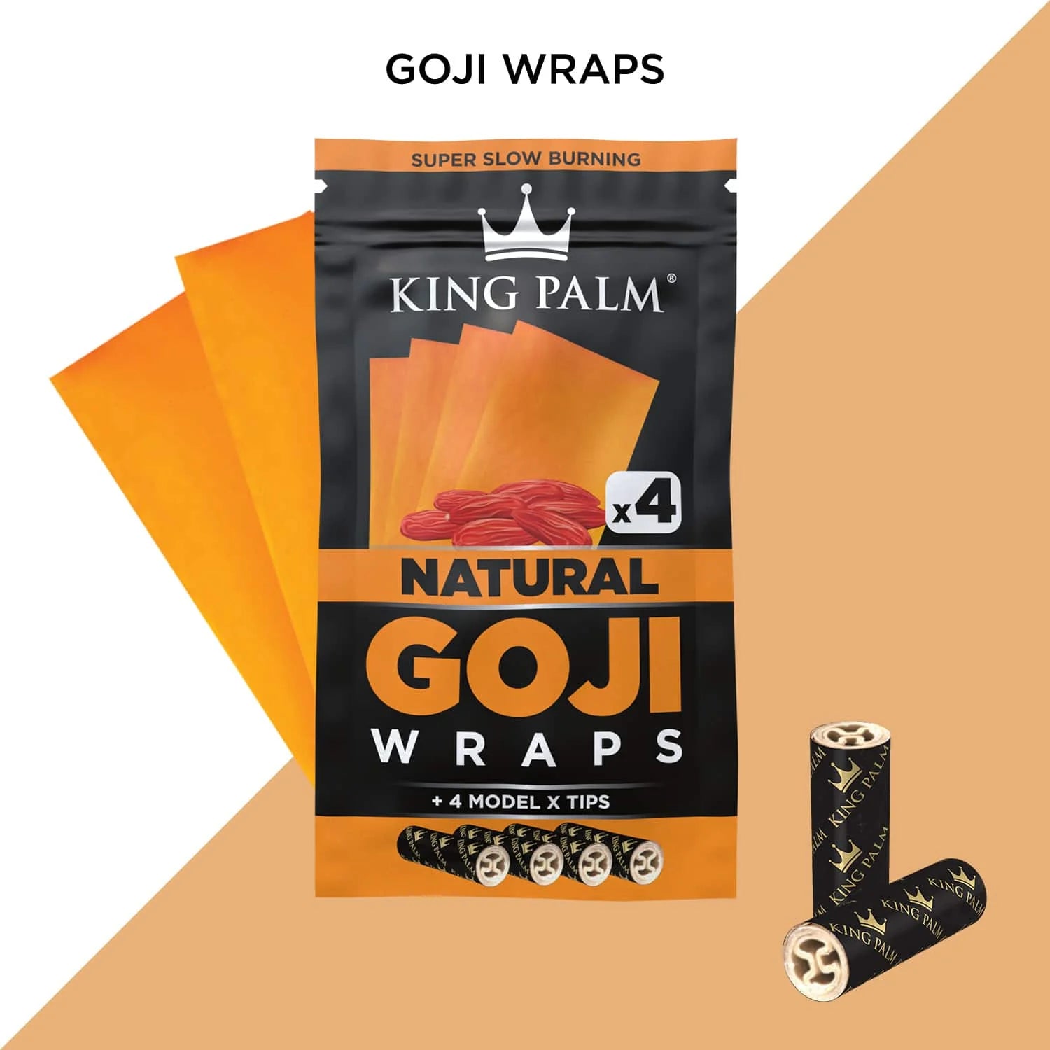 does strawberry king palm goji wraps contain tobacco Sussex Surplus LLC Goji Wrap and Tray Bundle