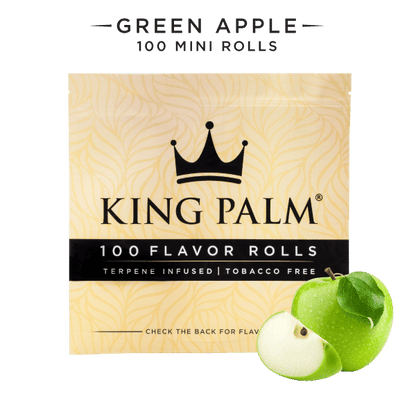 100 Mini Rolls - Green Apple