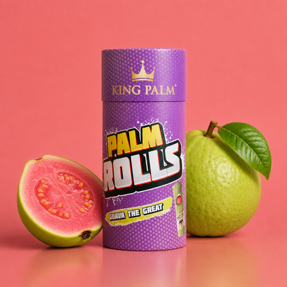Guava The Great Palm Rolls paper tube packaging