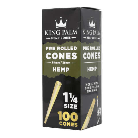 Bulk Pre-Rolled Cones – 1 1/4th Size - 100 ct - Display