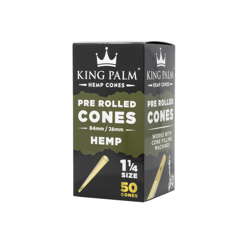 Bulk Pre-Rolled Cones – 1 1/4th Size - 50 ct - Display