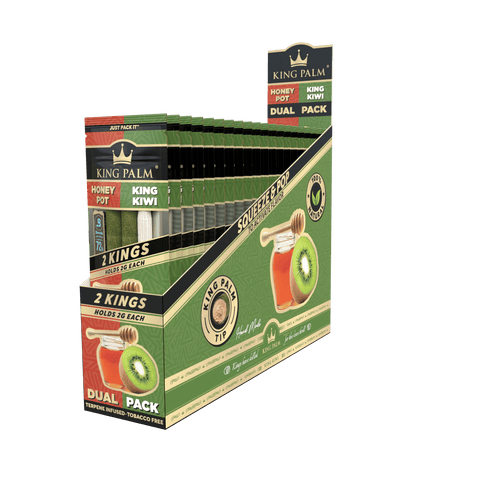 2 King Rolls - Dual Pack - Honey & Kiwi - 20 Units Per Display