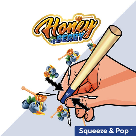 Honey Berry | 25 & 50 Pack | King Size Hemp Cones