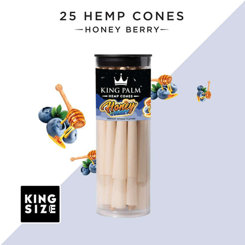 Honey Berry | 25 & 50 Pack | King Size Hemp Cones