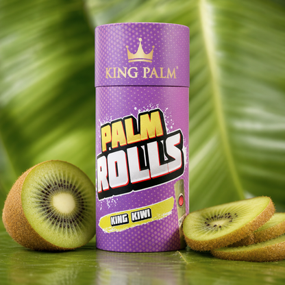 King Kiwi Palm Rolls paper tube packaging