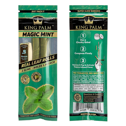 2 Slim Rolls - Magic Mint - Display Box - 20 Units Per Display