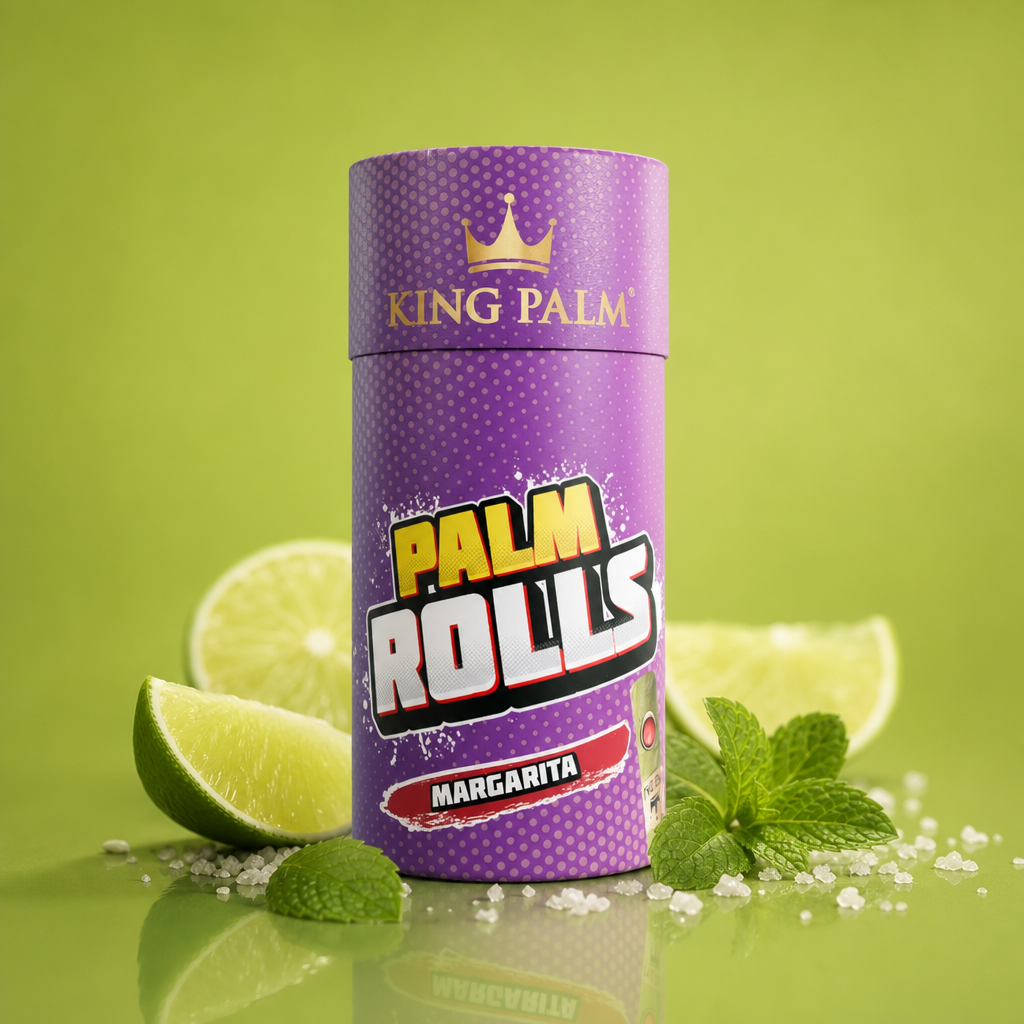 Margarita Palm Rolls paper tube packaging