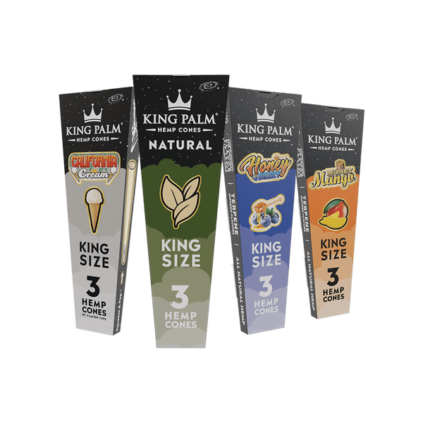 3 Hemp Cones - King Size