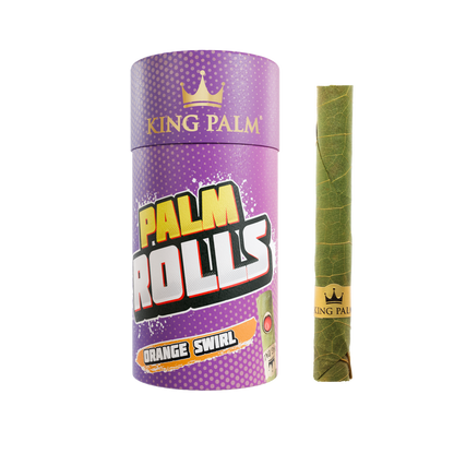20 Mini Rolls - Orange Swirl