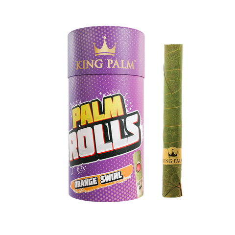 20 Mini Rolls - Orange Swirl