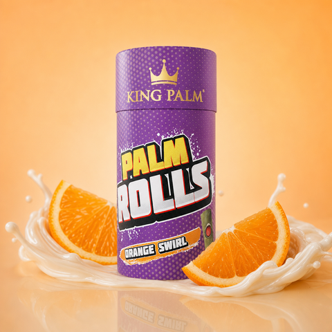 20 Mini Rolls - Orange Swirl
