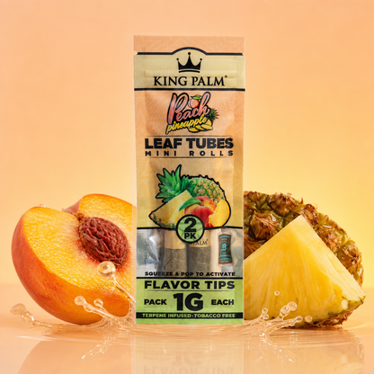 Peach Pineapple 2 Mini Rolls pouch
