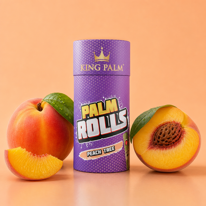 Peach Tree Palm Rolls paper tube packaging