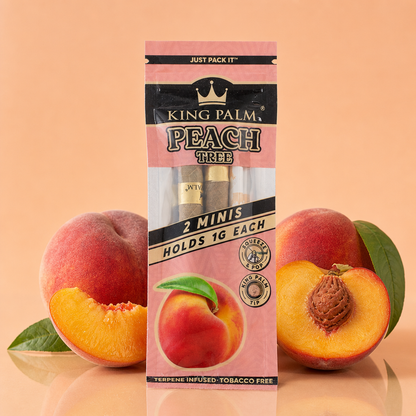 Peach Tree 2 Mini Rolls pouch