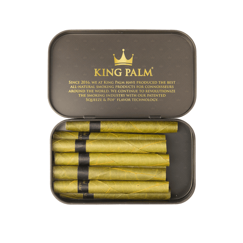 Metal Tin Box - King - (12 Mini Rolls Inside)