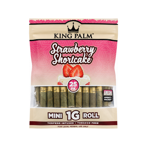 25 Mini Rolls - Strawberry Shortcake