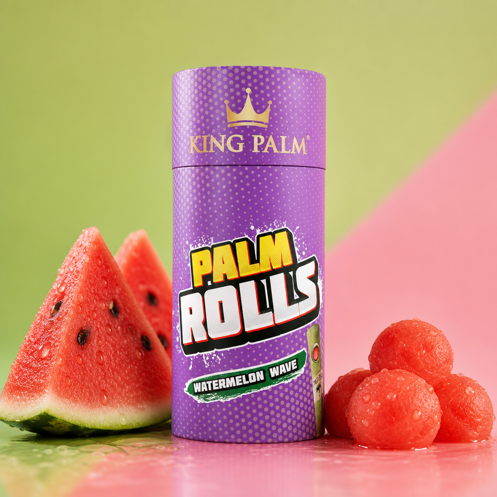 King Palm Mini Rolls - Watermelon Wave | Palm Leaf Cones