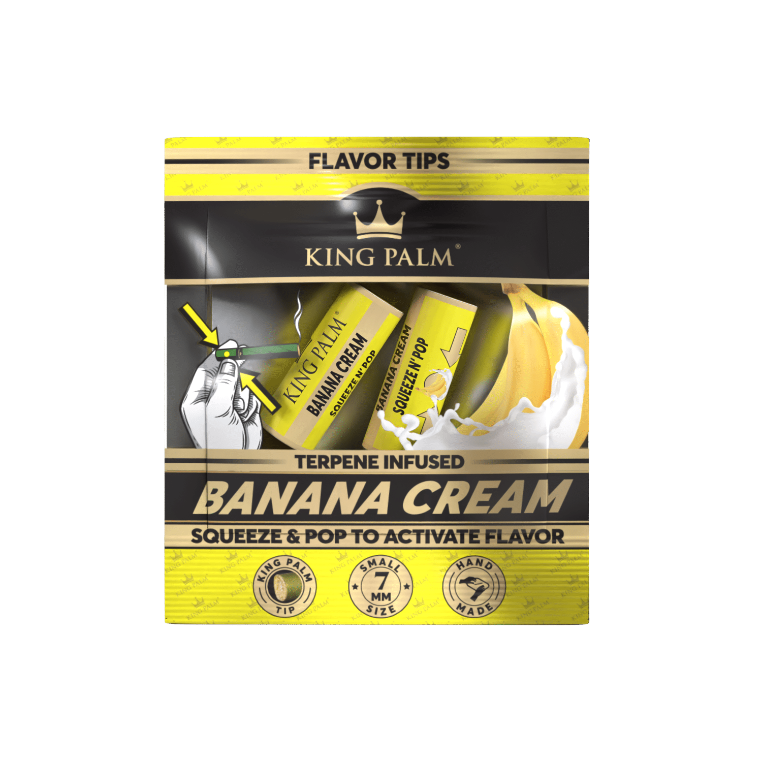 banana cream front pouch