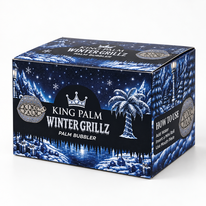 King Palm Winter Grillz palm bubbler presentation box